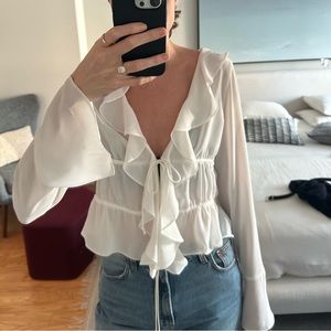 Nia ruffle shirt